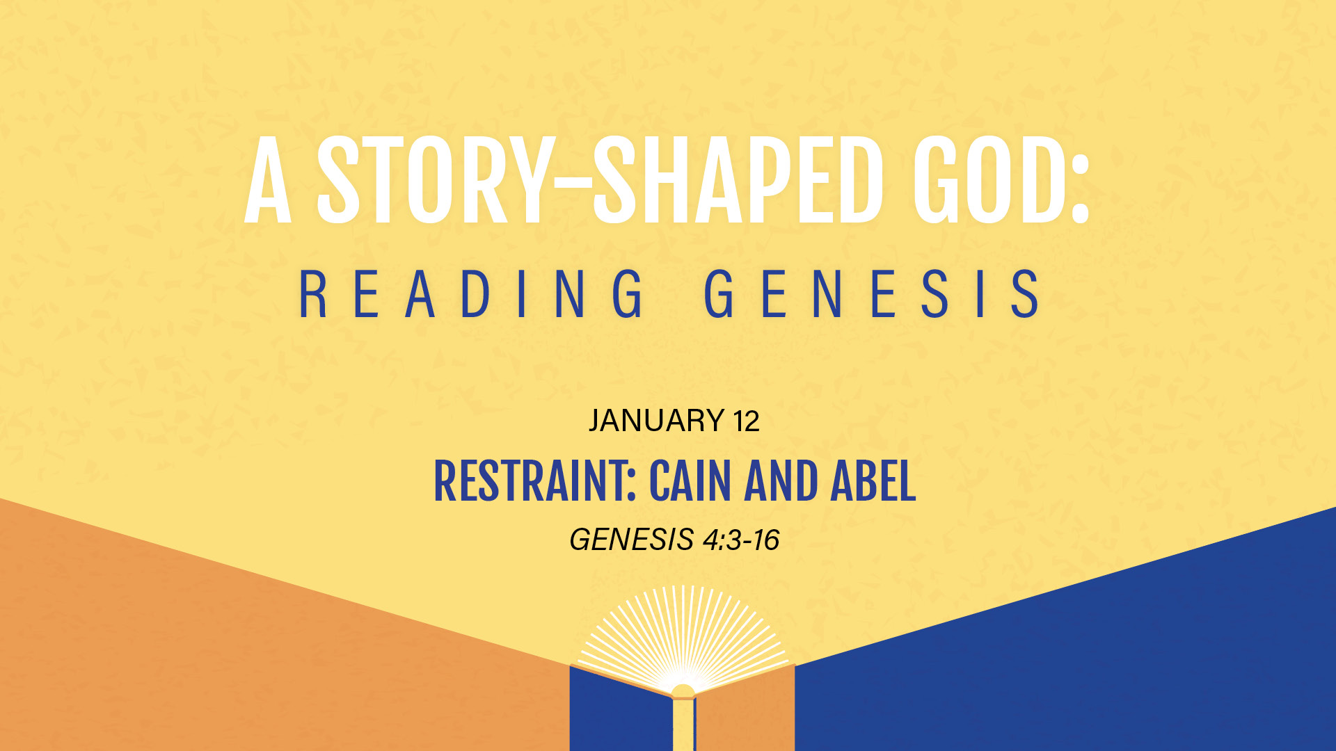 Restraint: Cain and Abel